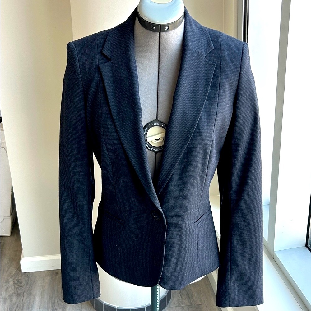 Women's Black Blazer and Skirt